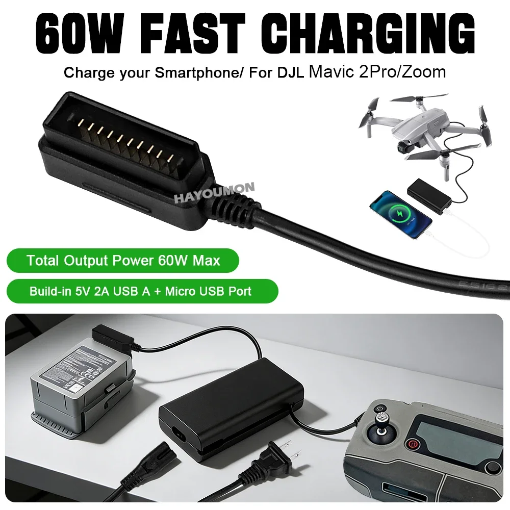 شاحن بطارية لطائرة DJI Mavic 2 - مراجعة Fpv Drone Charger وسعره