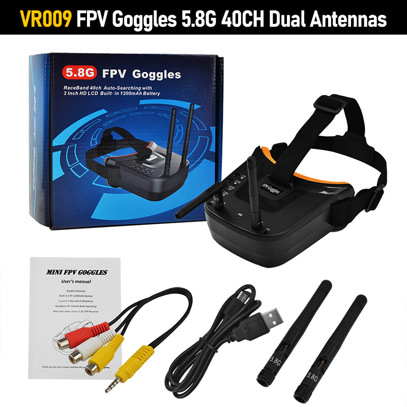 نظارات الواقع الافتراضي VR009  - مراجعة Fpv Drone Goggles وسعره