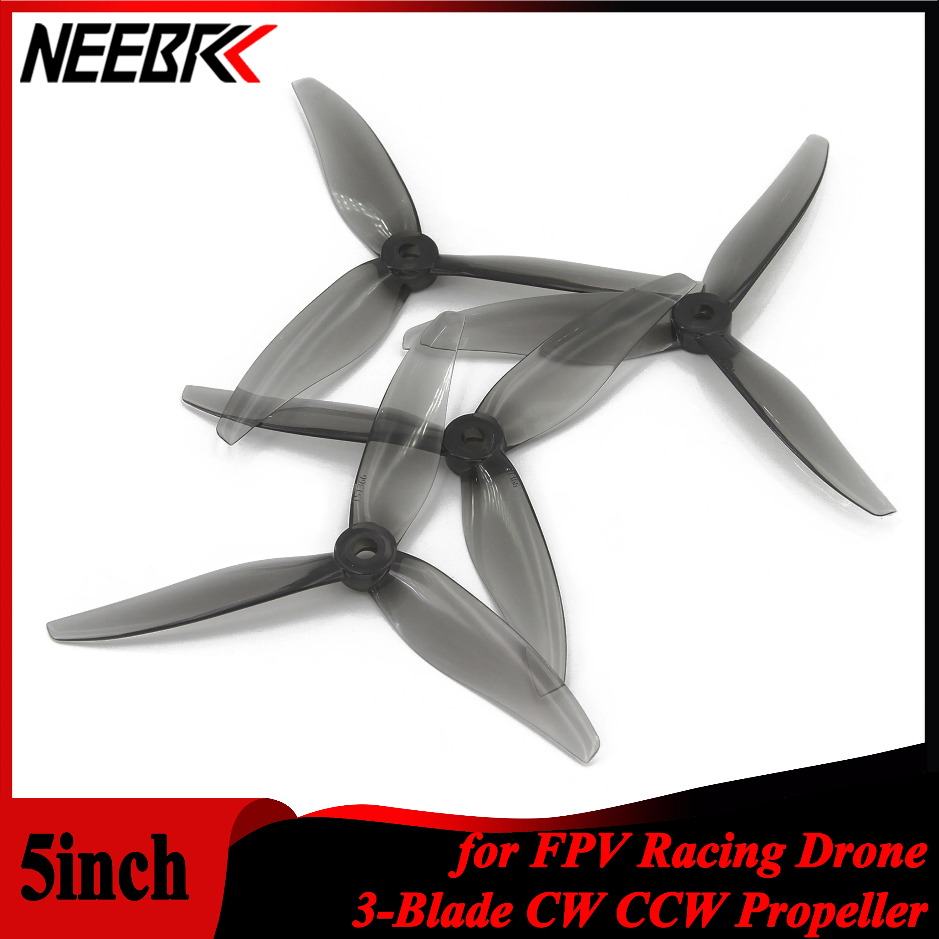 NEEBRC 12 زوجًا من مراوح 5 بوص - مراجعة Fpv Drone Propeller وسعره